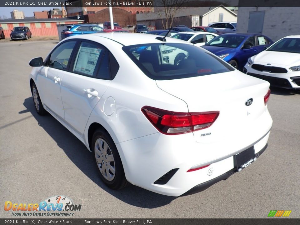 2021 Kia Rio LX Clear White / Black Photo #8