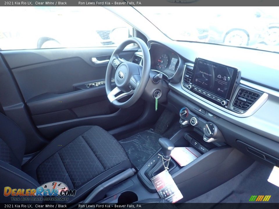 2021 Kia Rio LX Clear White / Black Photo #11