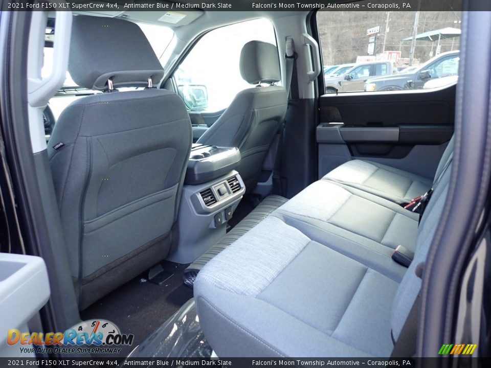 2021 Ford F150 XLT SuperCrew 4x4 Antimatter Blue / Medium Dark Slate Photo #9