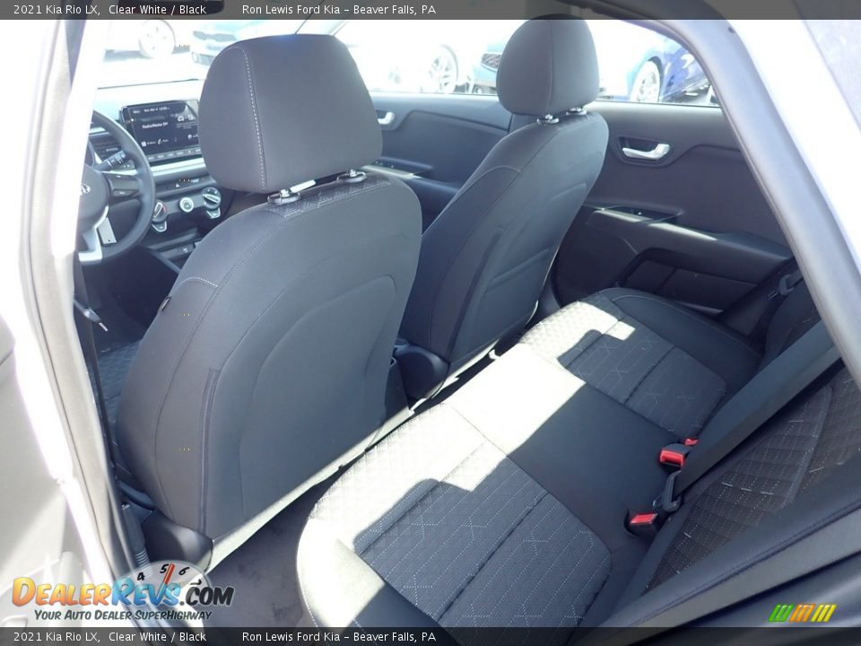 2021 Kia Rio LX Clear White / Black Photo #12