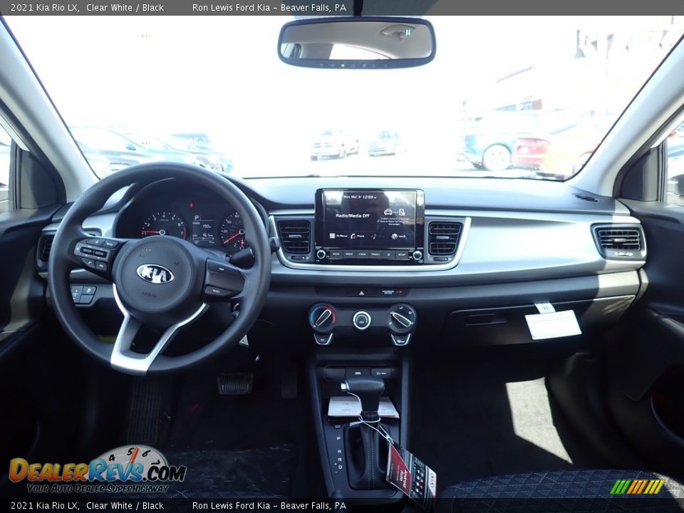 2021 Kia Rio LX Clear White / Black Photo #13