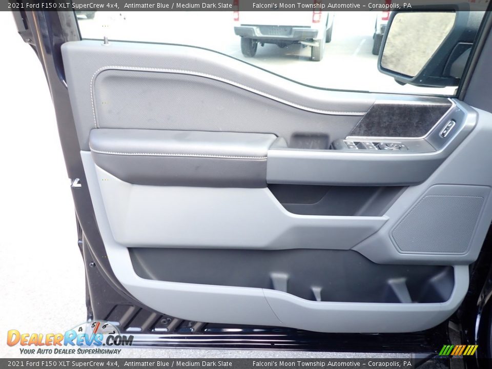 2021 Ford F150 XLT SuperCrew 4x4 Antimatter Blue / Medium Dark Slate Photo #11