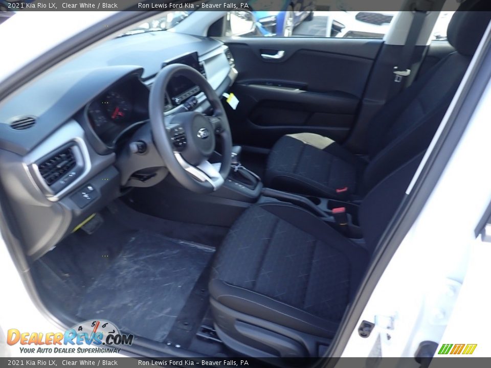 2021 Kia Rio LX Clear White / Black Photo #14