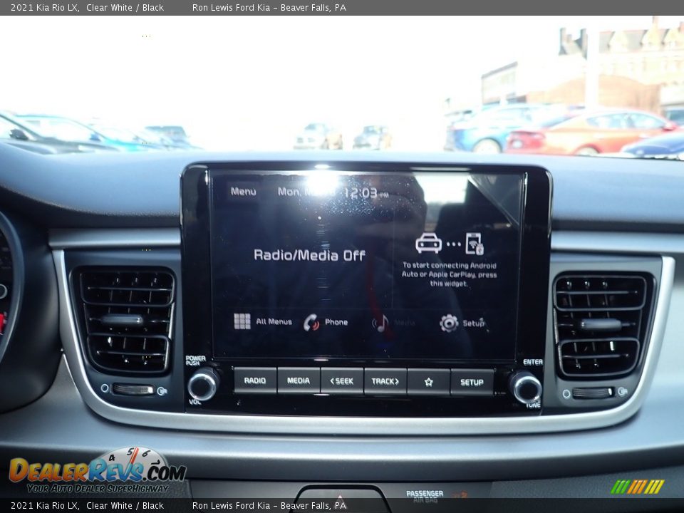 2021 Kia Rio LX Clear White / Black Photo #17