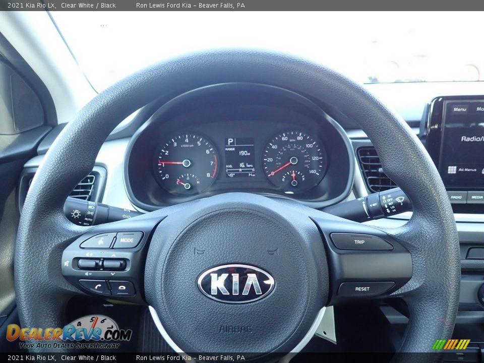 2021 Kia Rio LX Clear White / Black Photo #18