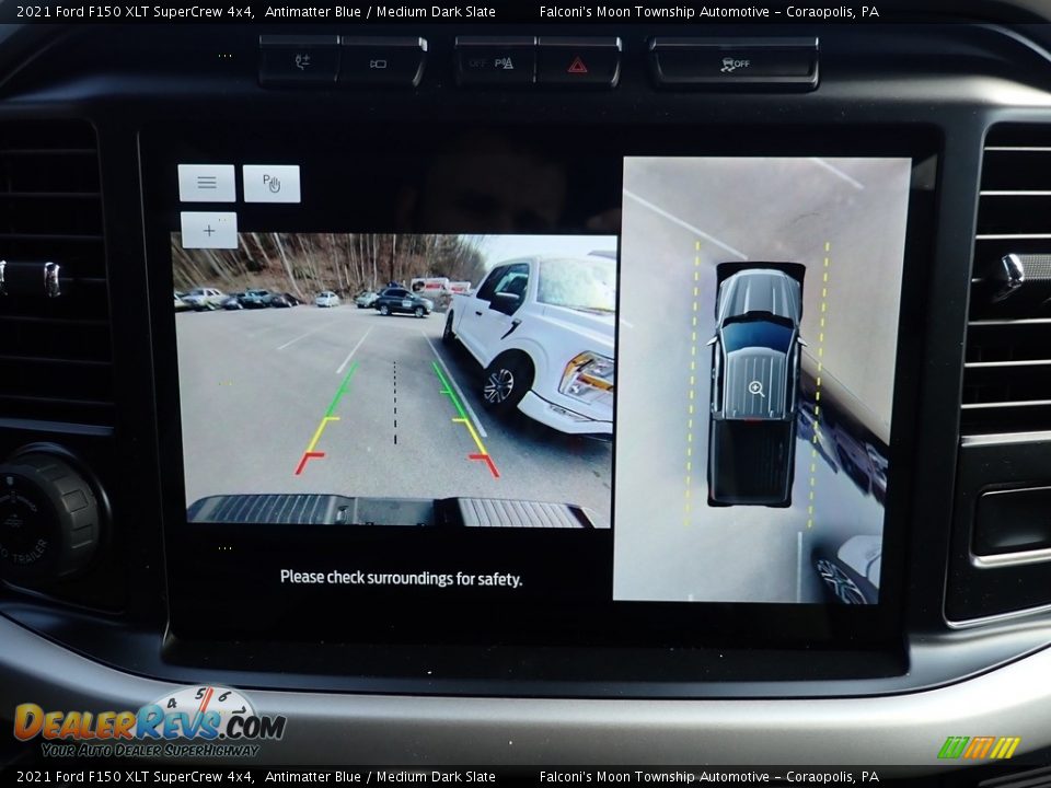 2021 Ford F150 XLT SuperCrew 4x4 Antimatter Blue / Medium Dark Slate Photo #16