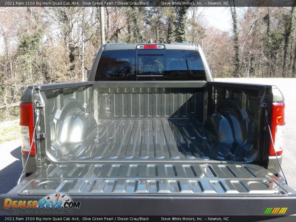2021 Ram 1500 Big Horn Quad Cab 4x4 Olive Green Pearl / Diesel Gray/Black Photo #8