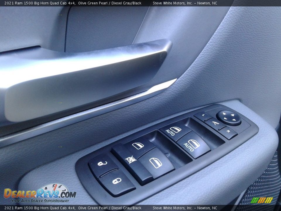 2021 Ram 1500 Big Horn Quad Cab 4x4 Olive Green Pearl / Diesel Gray/Black Photo #12