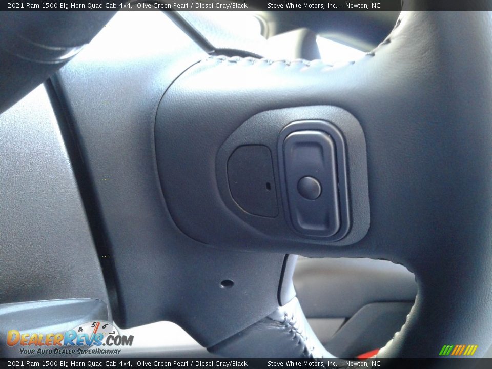 2021 Ram 1500 Big Horn Quad Cab 4x4 Olive Green Pearl / Diesel Gray/Black Photo #13