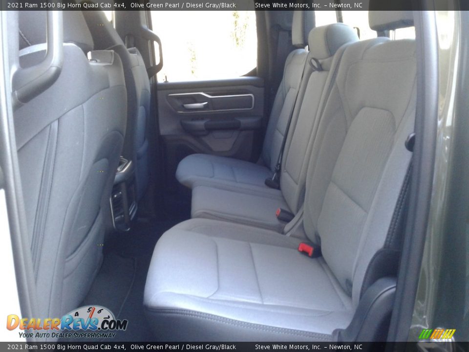 2021 Ram 1500 Big Horn Quad Cab 4x4 Olive Green Pearl / Diesel Gray/Black Photo #14