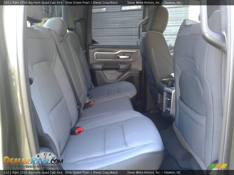 2021 Ram 1500 Big Horn Quad Cab 4x4 Olive Green Pearl / Diesel Gray/Black Photo #16