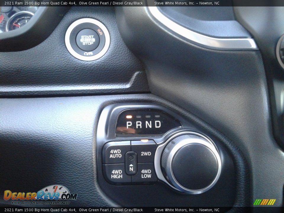 2021 Ram 1500 Big Horn Quad Cab 4x4 Olive Green Pearl / Diesel Gray/Black Photo #22