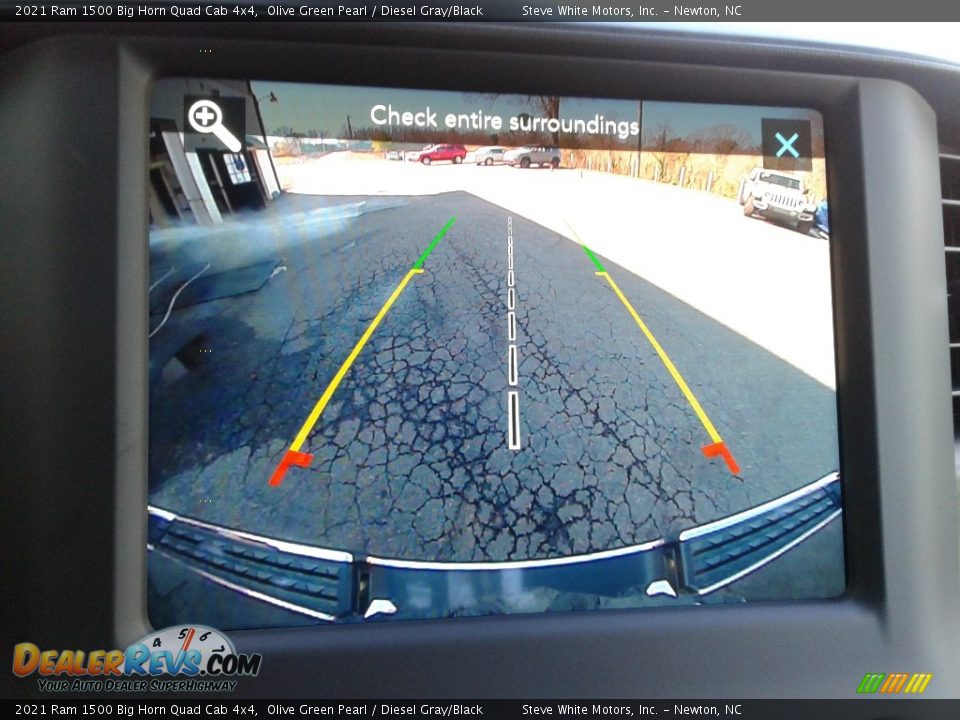 2021 Ram 1500 Big Horn Quad Cab 4x4 Olive Green Pearl / Diesel Gray/Black Photo #24