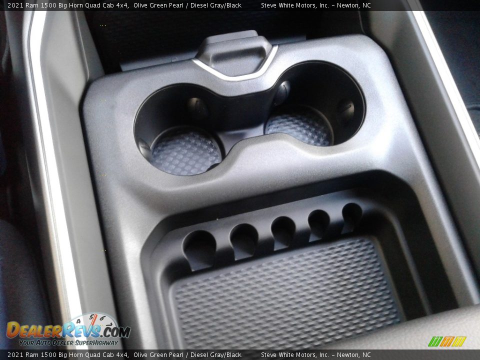 2021 Ram 1500 Big Horn Quad Cab 4x4 Olive Green Pearl / Diesel Gray/Black Photo #28