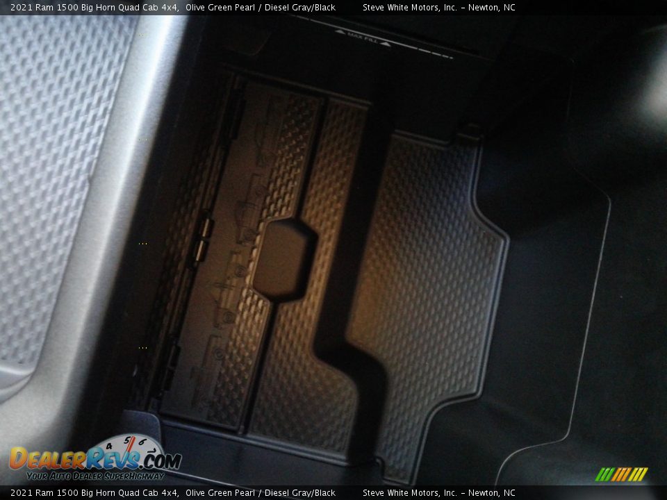 2021 Ram 1500 Big Horn Quad Cab 4x4 Olive Green Pearl / Diesel Gray/Black Photo #29