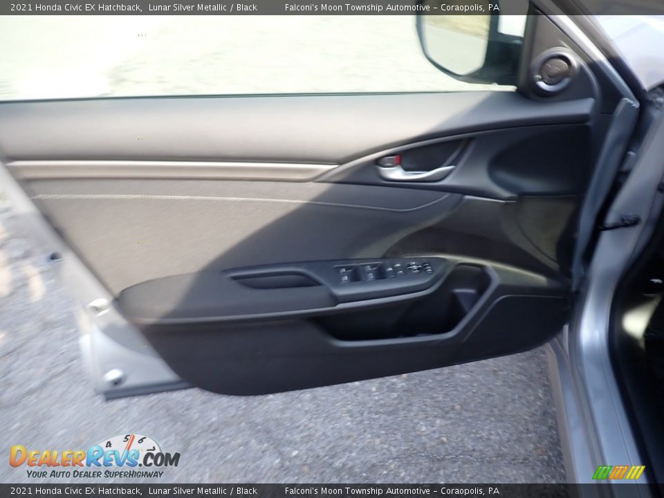 2021 Honda Civic EX Hatchback Lunar Silver Metallic / Black Photo #11