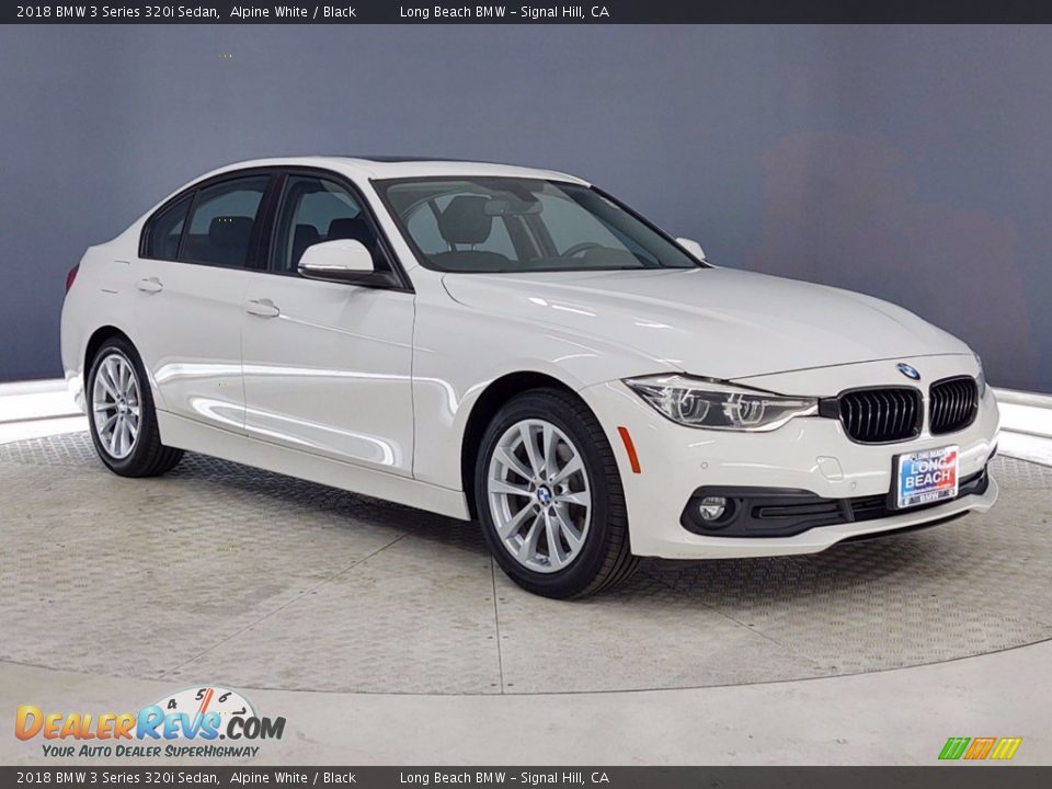 2018 BMW 3 Series 320i Sedan Alpine White / Black Photo #1