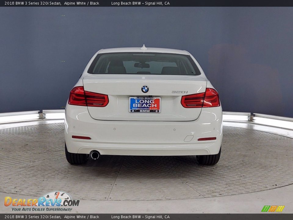 2018 BMW 3 Series 320i Sedan Alpine White / Black Photo #4