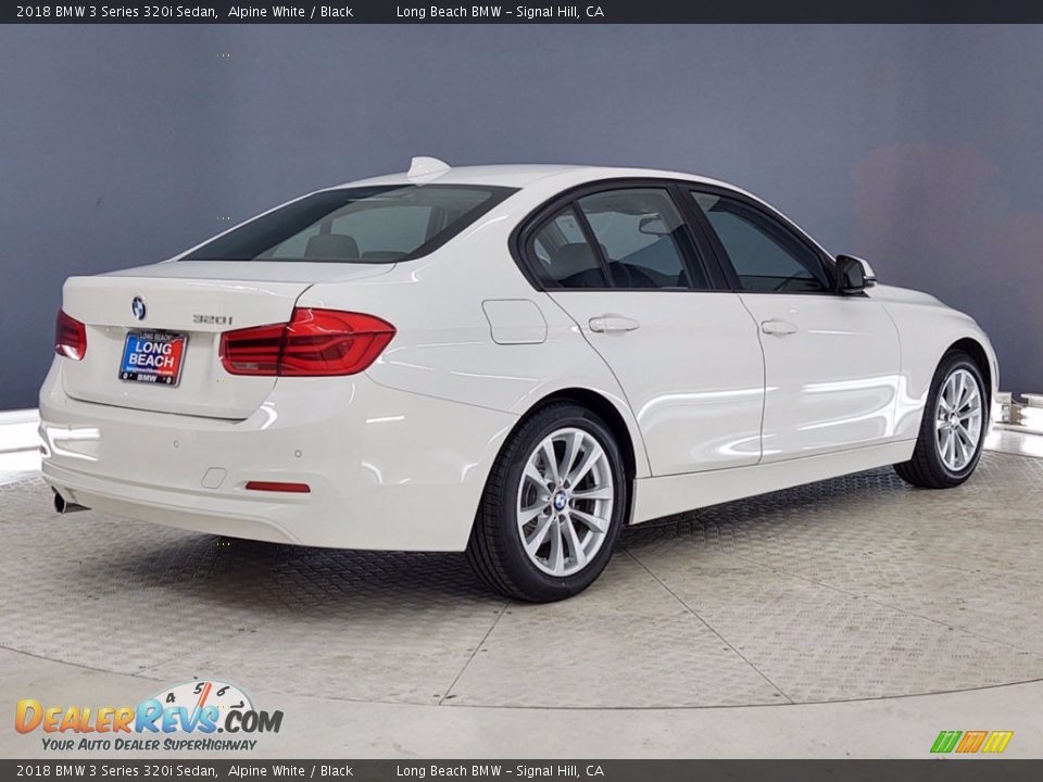 2018 BMW 3 Series 320i Sedan Alpine White / Black Photo #5