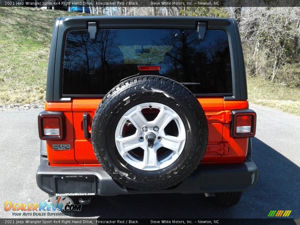2021 Jeep Wrangler Sport 4x4 Right Hand Drive Firecracker Red / Black Photo #7