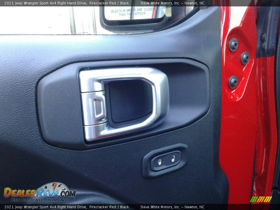 2021 Jeep Wrangler Sport 4x4 Right Hand Drive Firecracker Red / Black Photo #11