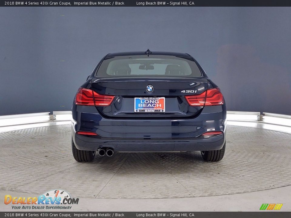 2018 BMW 4 Series 430i Gran Coupe Imperial Blue Metallic / Black Photo #4