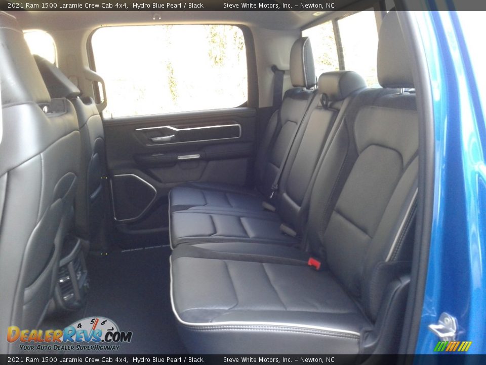 2021 Ram 1500 Laramie Crew Cab 4x4 Hydro Blue Pearl / Black Photo #14