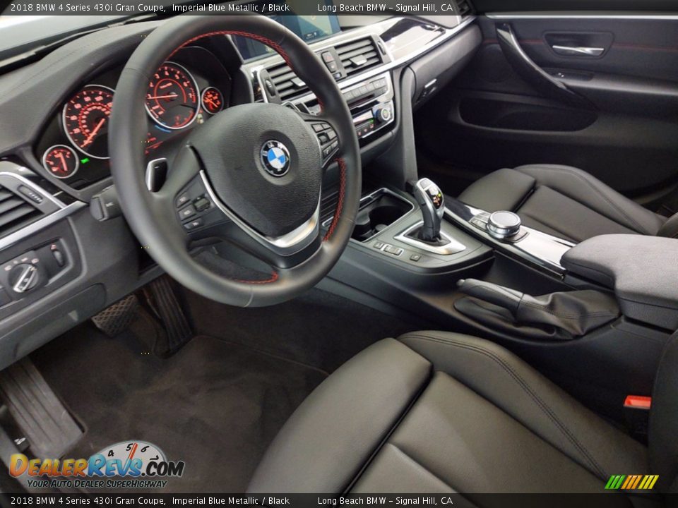 Black Interior - 2018 BMW 4 Series 430i Gran Coupe Photo #16