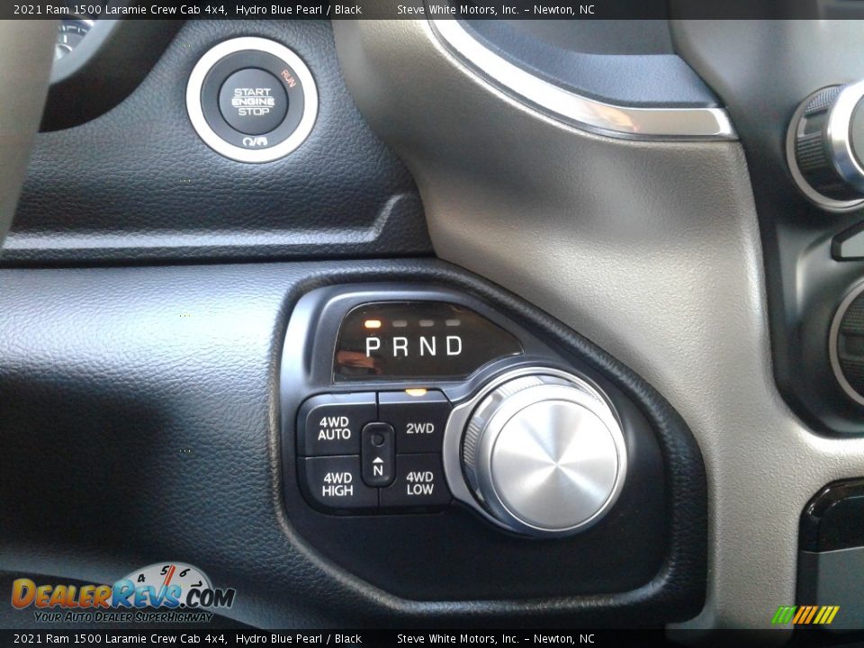 2021 Ram 1500 Laramie Crew Cab 4x4 Hydro Blue Pearl / Black Photo #22