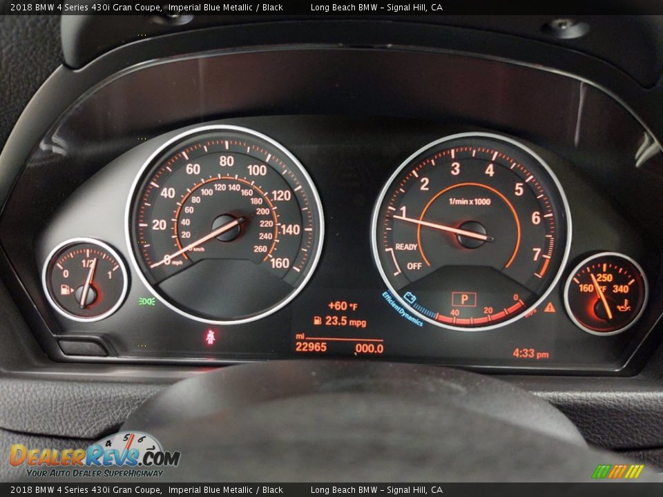 2018 BMW 4 Series 430i Gran Coupe Gauges Photo #21