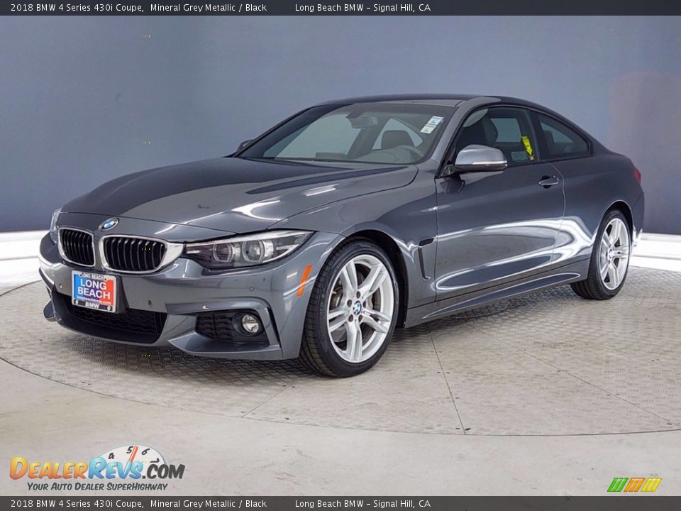 2018 BMW 4 Series 430i Coupe Mineral Grey Metallic / Black Photo #3