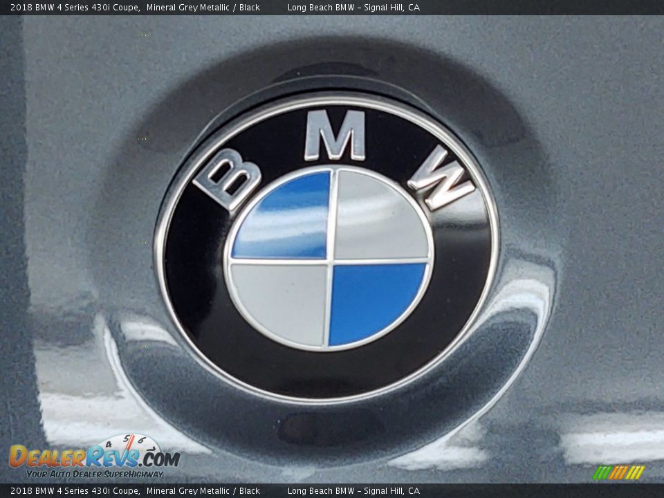 2018 BMW 4 Series 430i Coupe Mineral Grey Metallic / Black Photo #10