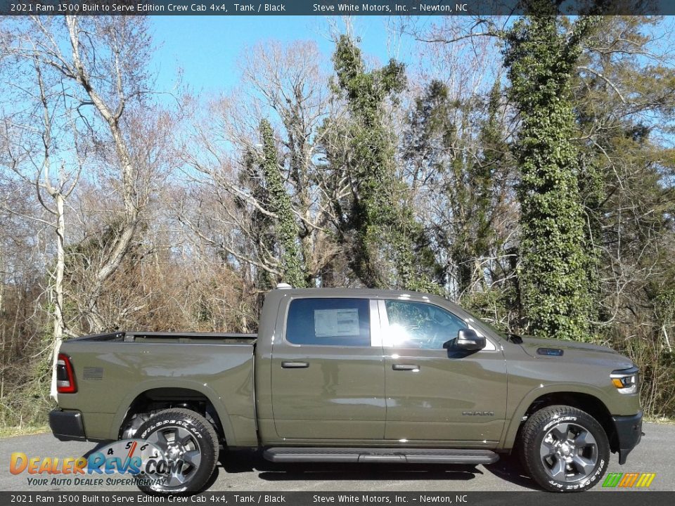 2021 Ram 1500 Built to Serve Edition Crew Cab 4x4 Tank / Black Photo #5