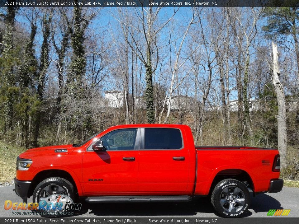 Flame Red 2021 Ram 1500 Built to Serve Edition Crew Cab 4x4 Photo #1