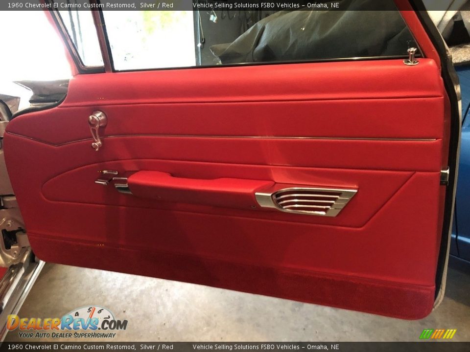 1960 Chevrolet El Camino Custom Restomod Silver / Red Photo #9