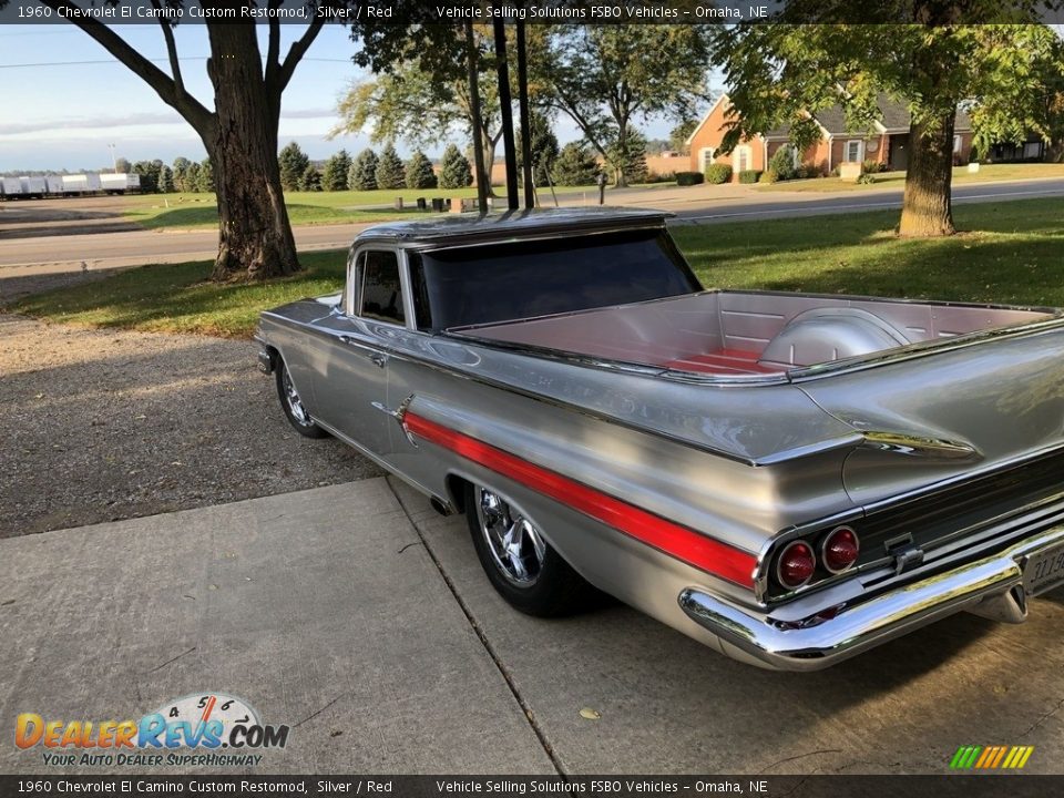 1960 Chevrolet El Camino Custom Restomod Silver / Red Photo #17