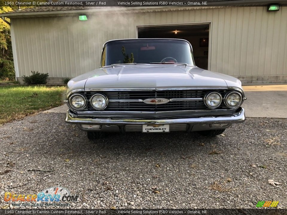 1960 Chevrolet El Camino Custom Restomod Silver / Red Photo #19