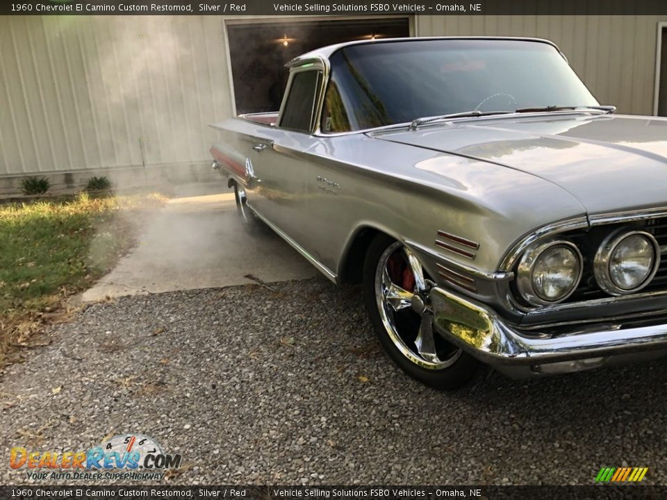 1960 Chevrolet El Camino Custom Restomod Silver / Red Photo #20