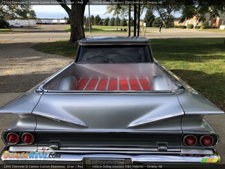 1960 Chevrolet El Camino Custom Restomod Silver / Red Photo #23