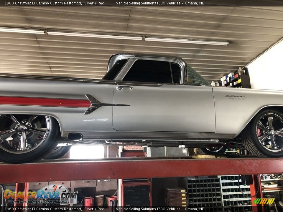 1960 Chevrolet El Camino Custom Restomod Silver / Red Photo #33