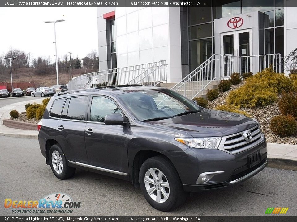 2012 Toyota Highlander SE 4WD Magnetic Gray Metallic / Ash Photo #1