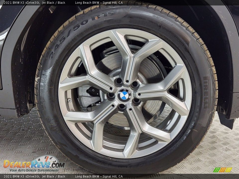 2021 BMW X3 sDrive30i Jet Black / Black Photo #3