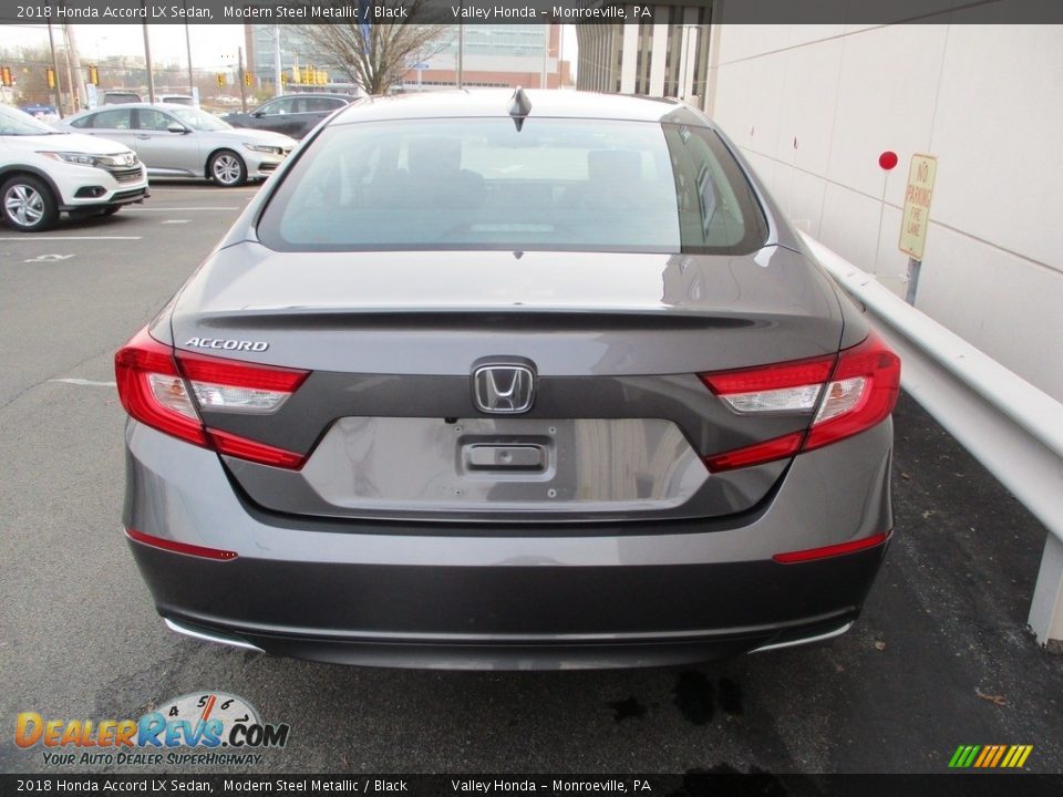 2018 Honda Accord LX Sedan Modern Steel Metallic / Black Photo #4