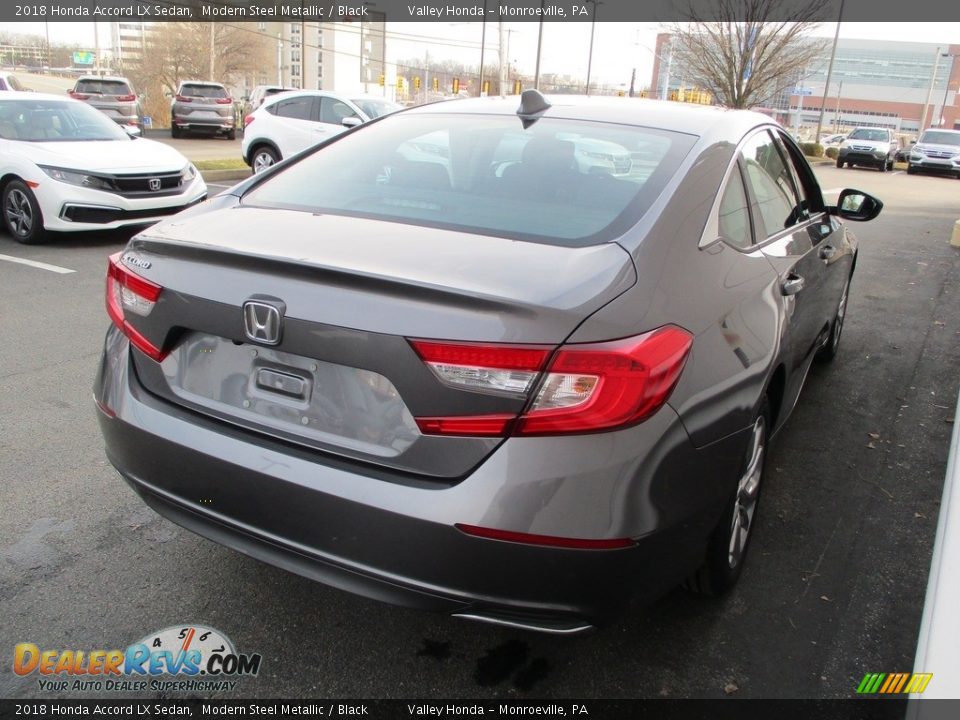 2018 Honda Accord LX Sedan Modern Steel Metallic / Black Photo #5