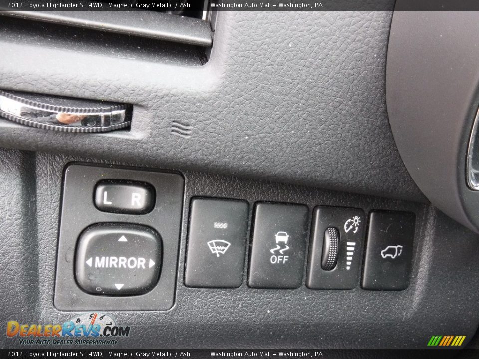 2012 Toyota Highlander SE 4WD Magnetic Gray Metallic / Ash Photo #7
