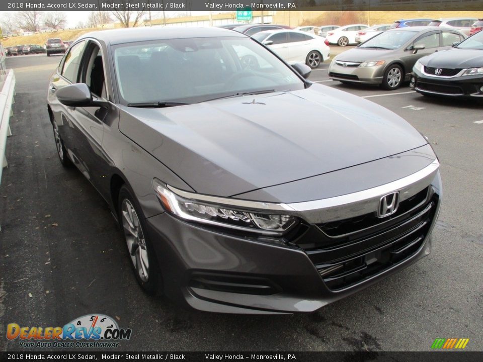 2018 Honda Accord LX Sedan Modern Steel Metallic / Black Photo #7