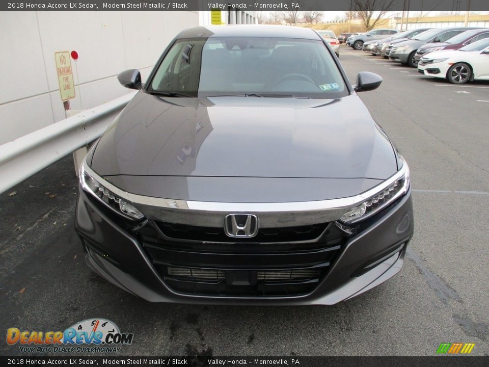 2018 Honda Accord LX Sedan Modern Steel Metallic / Black Photo #8