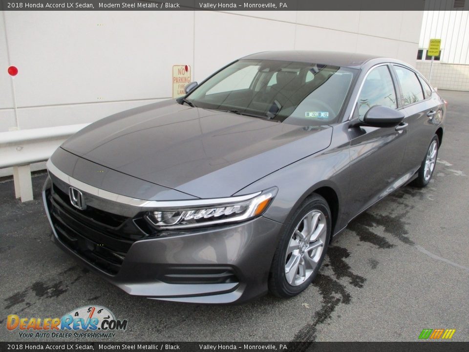 2018 Honda Accord LX Sedan Modern Steel Metallic / Black Photo #9