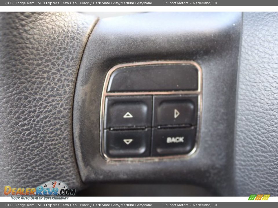 2012 Dodge Ram 1500 Express Crew Cab Black / Dark Slate Gray/Medium Graystone Photo #11