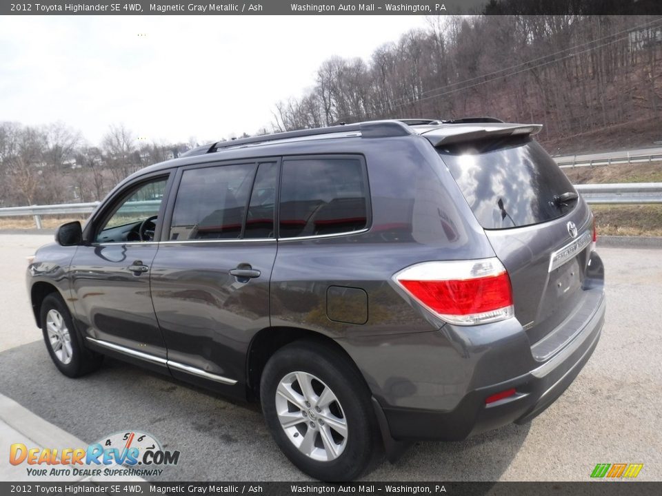 2012 Toyota Highlander SE 4WD Magnetic Gray Metallic / Ash Photo #12